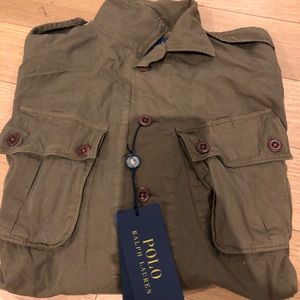 Ralph Lauren men’s army green shirt